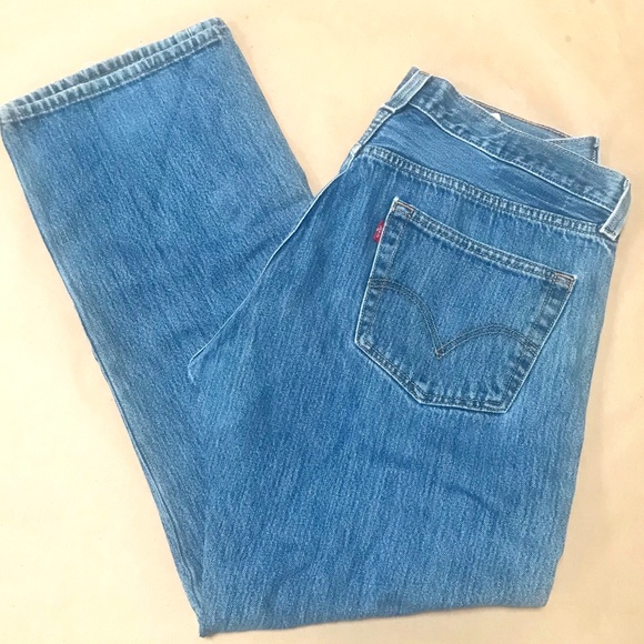 Levi's 501 Jeans. Made in Egypt. Vintage - Picture 1 of 5